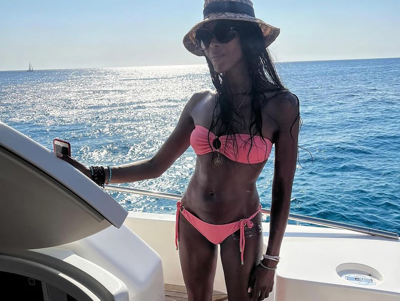 DECKED OUT: In Ibiza, Spain, Naomi Campbell continues to defy the world’s expectations of a 54-year-old.