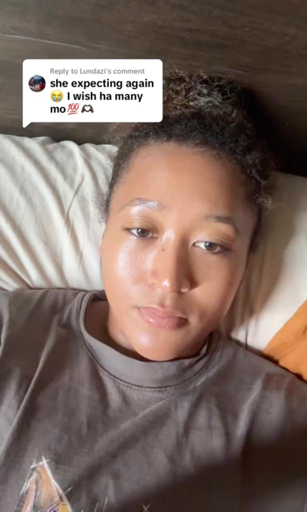 Naomi Osaka in TikTok video Sunday