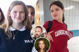 Ben Affleck, Katie Holmes and their daughters