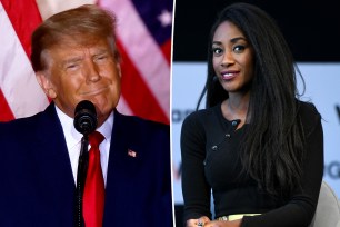 Donald Trump and Karen Attiah