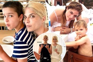 Selma Blair and Arthur Bleick