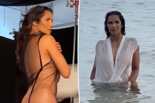 Padma Lakshmi reveals behind-the-scenes videos from her 2025 Pirelli Calendar photo shoot