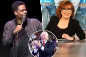 Chris Rock, Joy Behar and Tim Walz