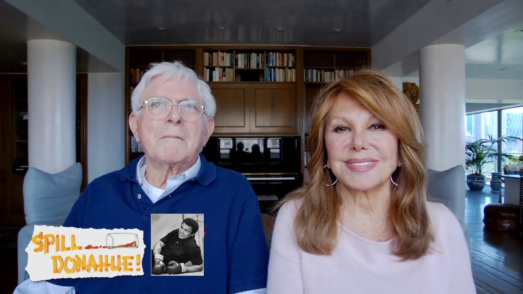 Phil Donahue and Marlo Thomas on "Watch What Happens Live"