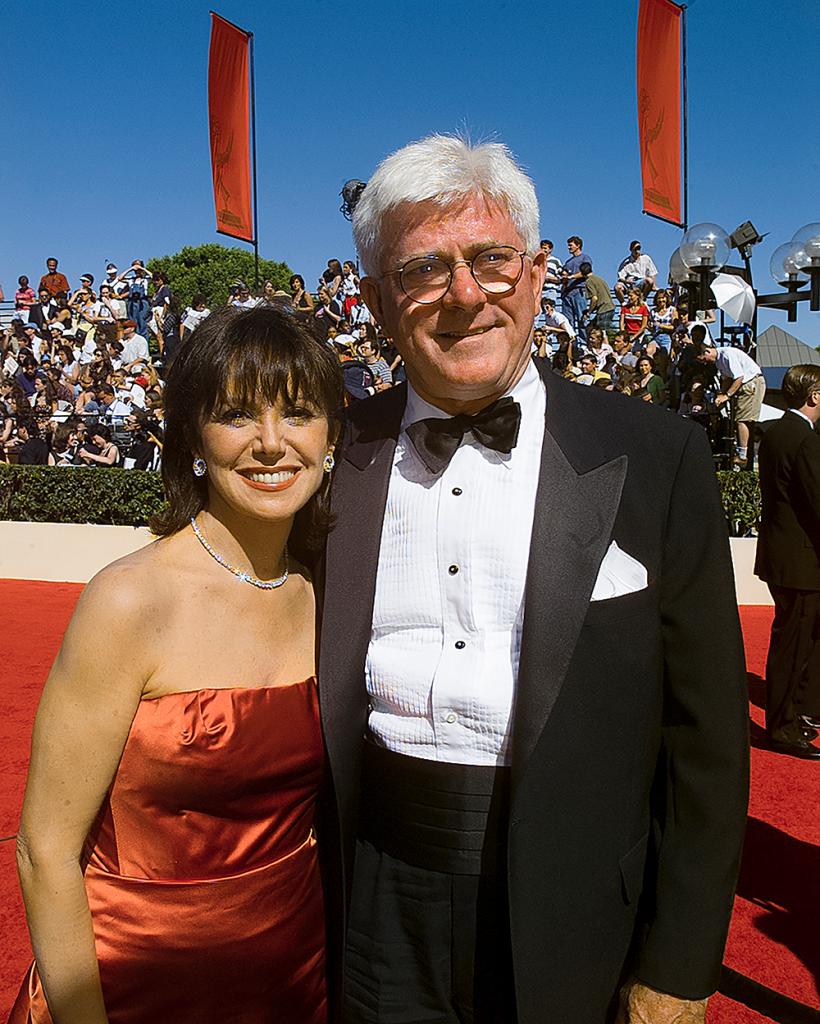 Phil Donahue and Marlo Thomas at 1996 Emmys