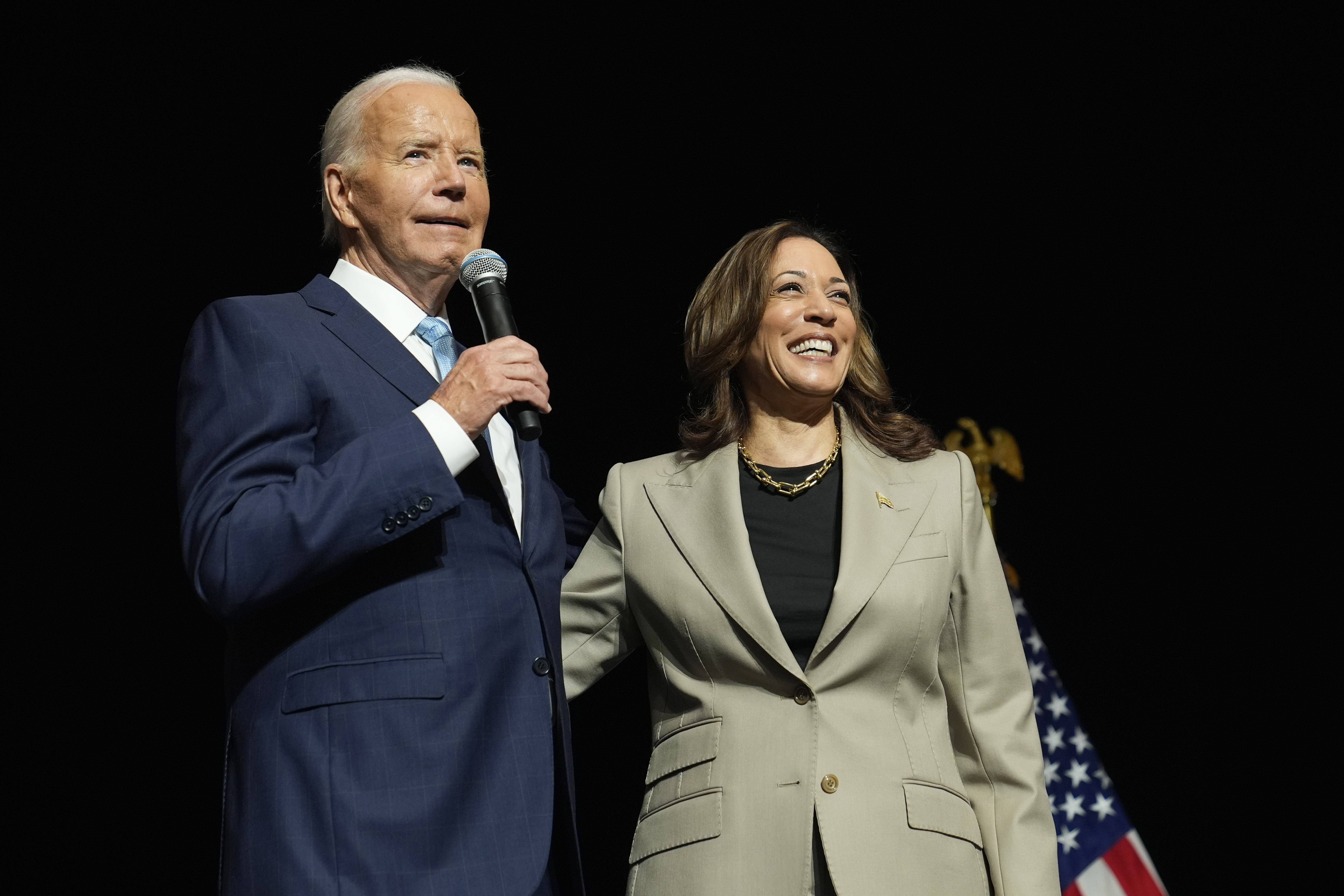 Joe Biden and Kamala Harris.