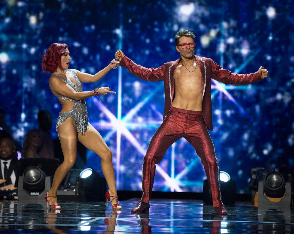 Bobby Bones and Sharna Burgess on "Dancing With the Stars."