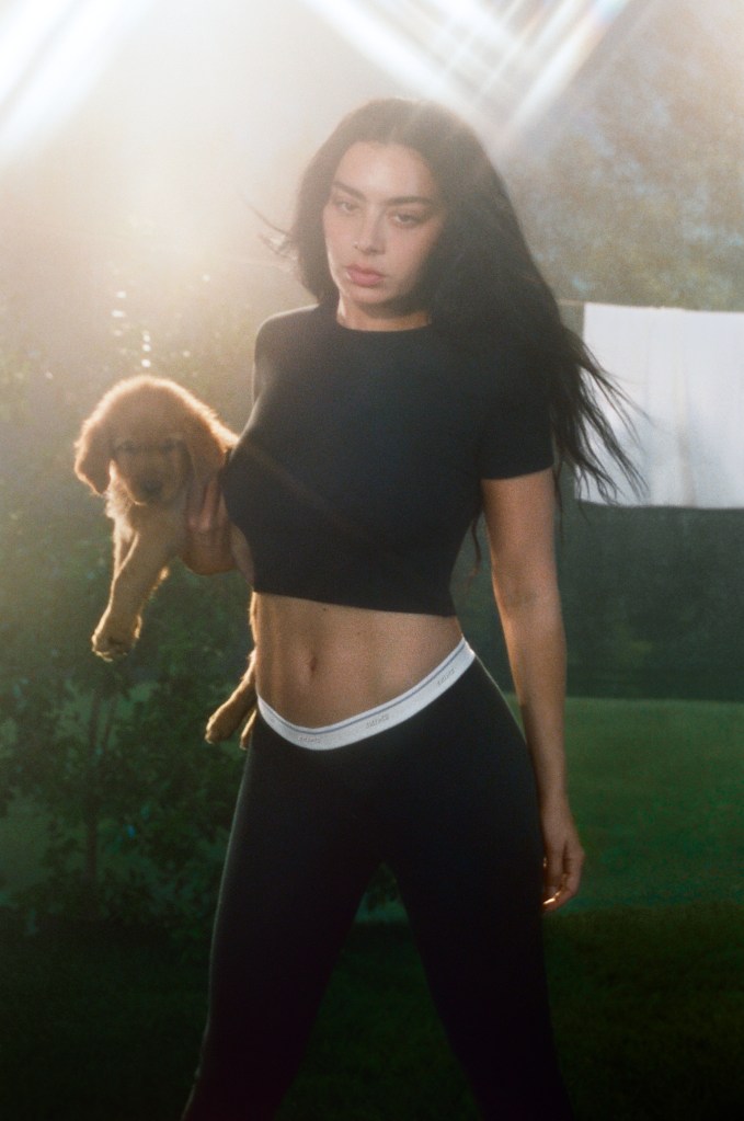 Charli XCX stars in a new Skims campaign