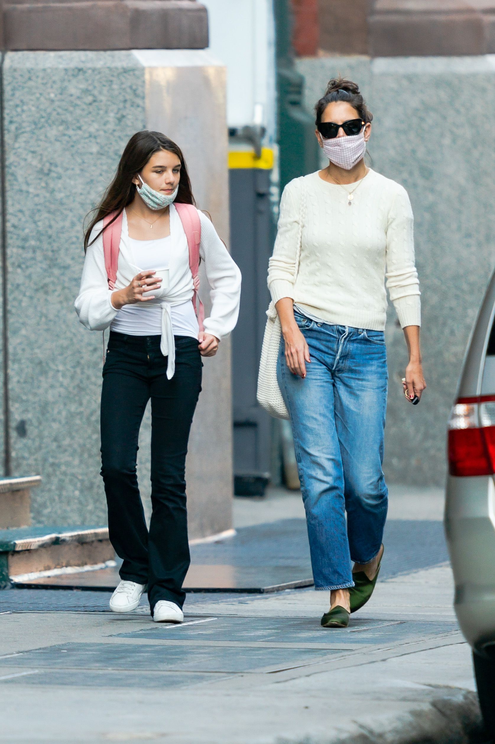 Suri Cruise and Katie Holmes in NYC in September 2020