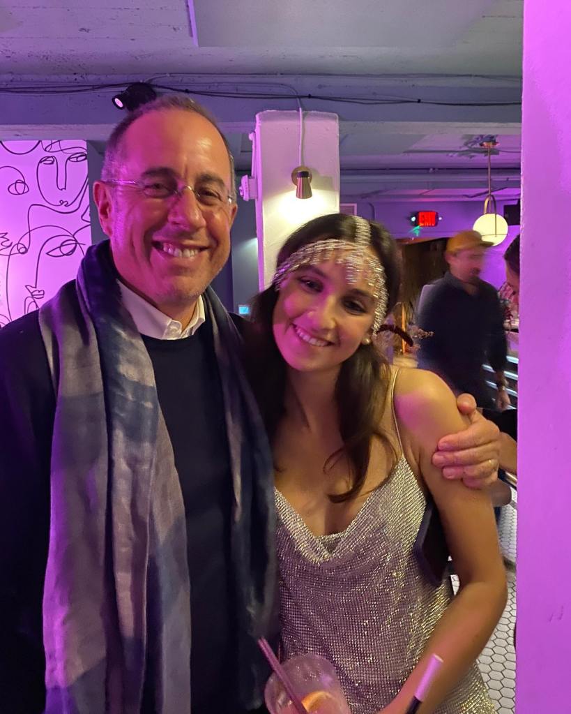 Jerry Seinfeld and daughter in Instagram photo