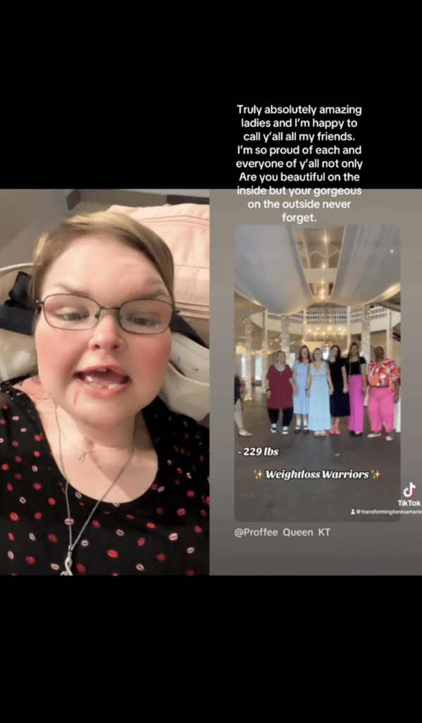 "1,000 Lb. Sisters" star Tammy Slaton celebrates 500 pound weight loss on TikTok Sunday.